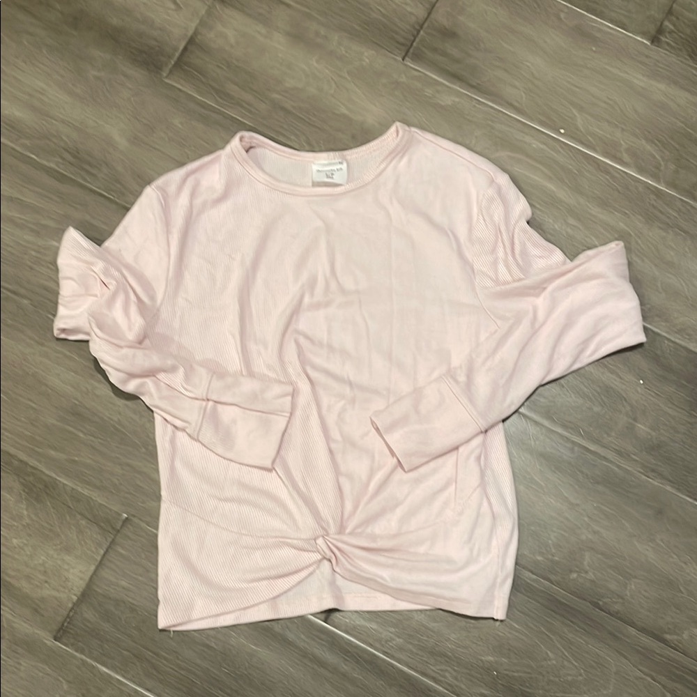 Abercrombie kids Light Pink Long Sleeve Tee